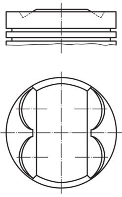 MAHLE 011PI00113002 Motor Piston Segman Komple (0.50) Opel - Chevrolet 1.2-A12xer